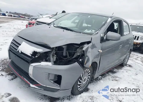 2021 Mitsubishi Mirage Carbonite Edition/Es/Le from USA, damaged, VIN ML32AUHJ1MH002179